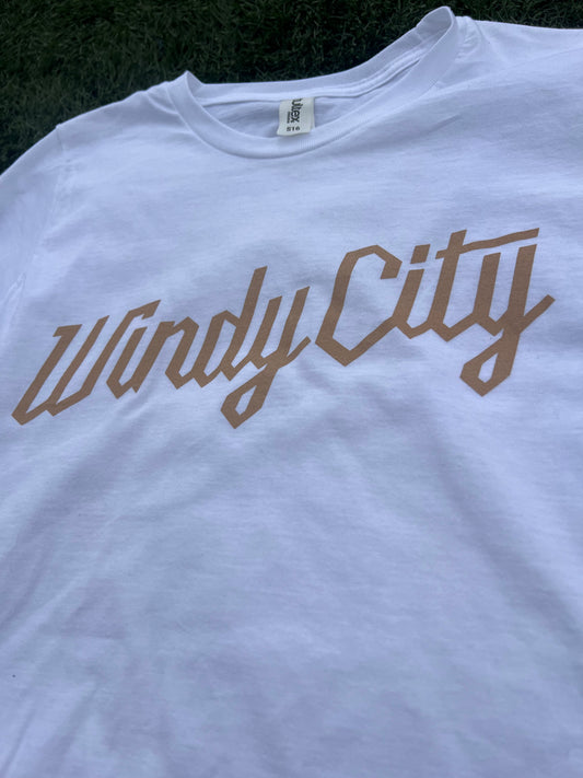 Windy City Script Ladies Tee