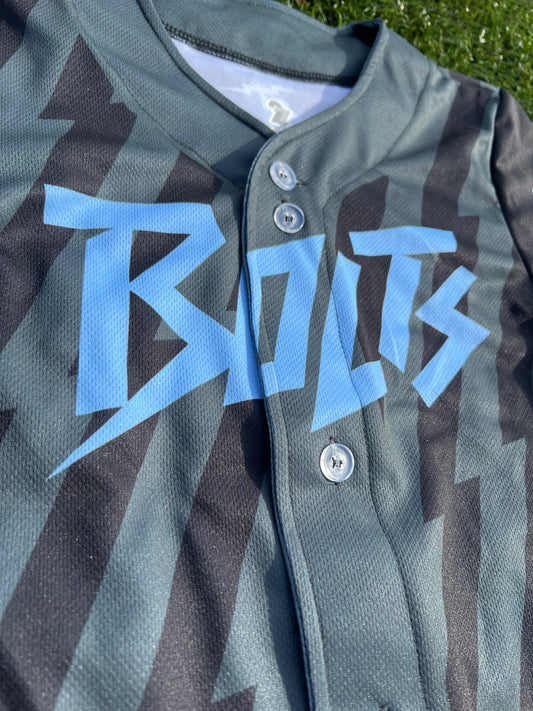 Adult Black Bolts Jersey