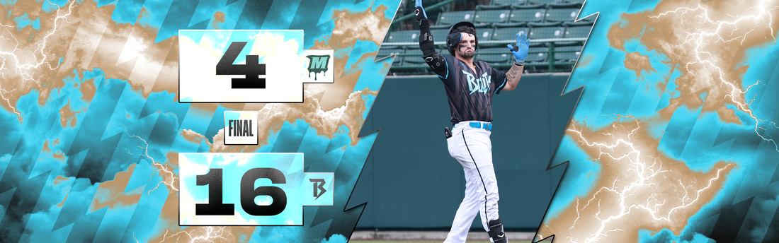 ThunderBolts Throttle Mud Monsters in Series Opening Win