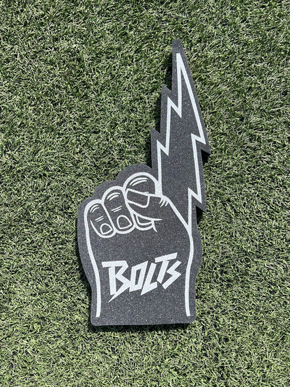 Black Bolt Foam Finger