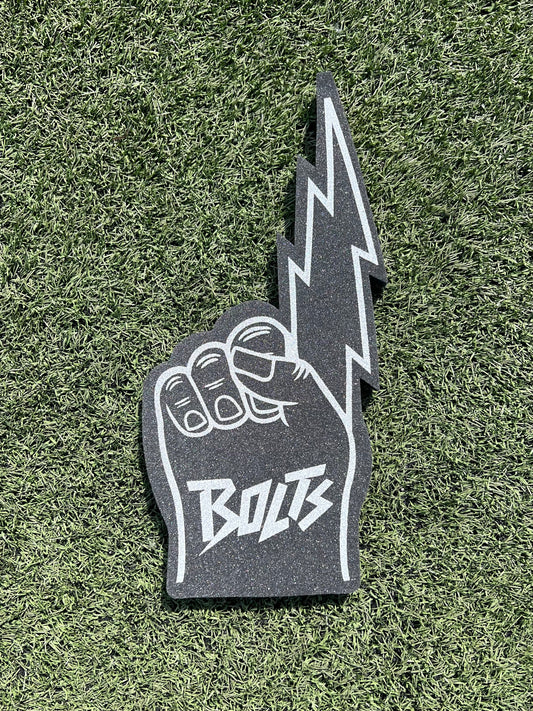 Black Bolt Foam Finger