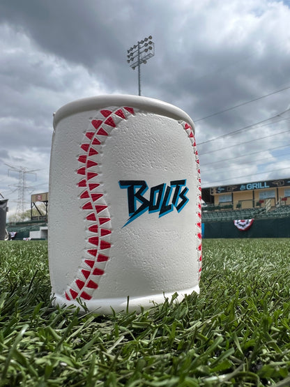 Squishy Bolts Baseball Can Cooler