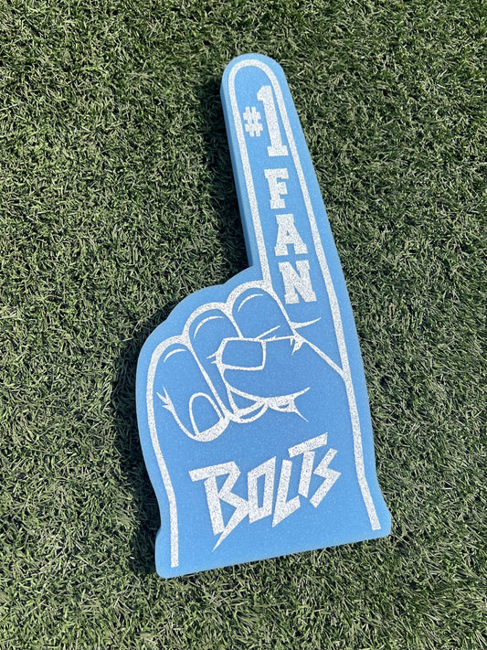 Blue Foam Finger