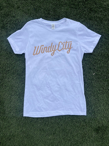 Windy City Script Ladies Tee