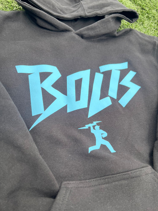 Boltman Kids Black Hoodie