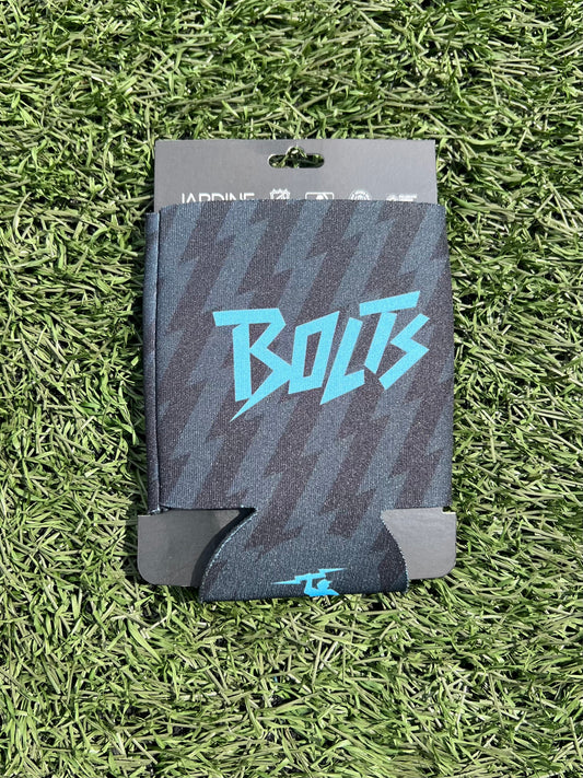 12oz Black Bolts Can Koozie