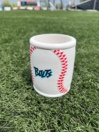 Squishy Bolts Baseball Can Cooler