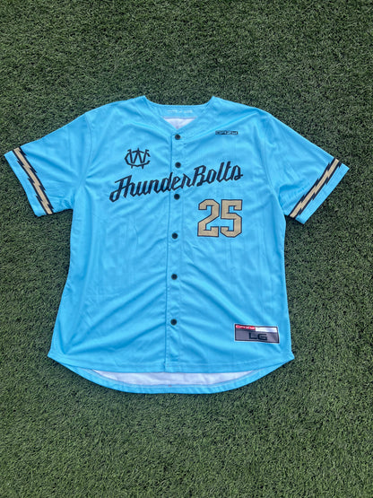 Adult True Blue ThunderBolts Replica Jersey