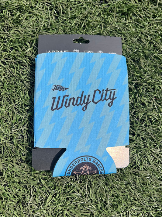 12oz Blue Bolts Can Koozie