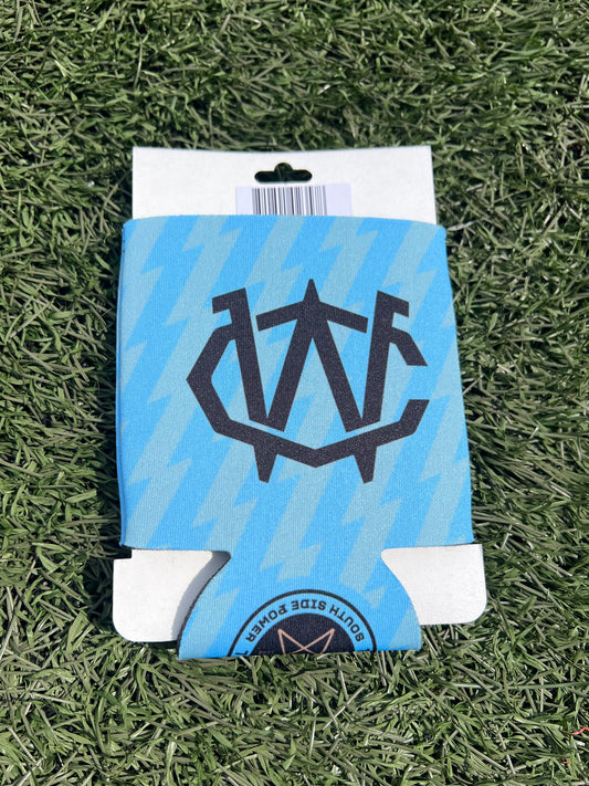 12oz Blue Bolts Can Koozie